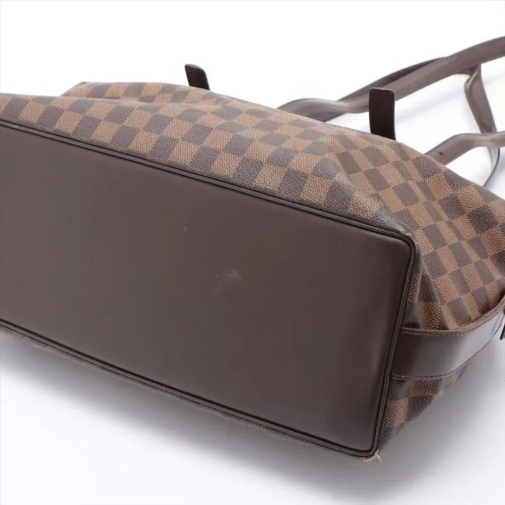 Louis Vuitton Chelsea Damier Ebene Tote Brown Monogram Canvas Shoulder B… - Picture 4 of 12